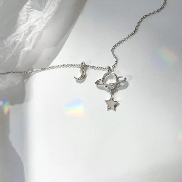 🍒 S925 CELESTIAL Space Necklace - Picture 4 of 4